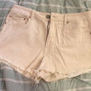 White and blue America jeans